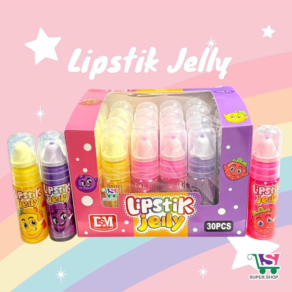 DSM Lipstik Jelly Permen Jeli (isi 30 pcs)