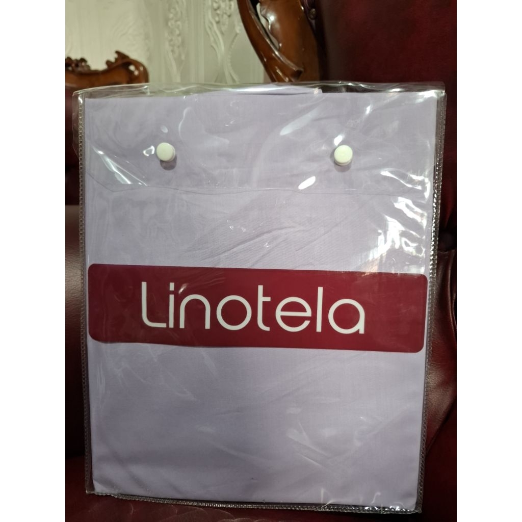 SPREI LINOTELA INFORMA NEW UKURAN 100X200 CM 100% KATUN WARNA LILAC