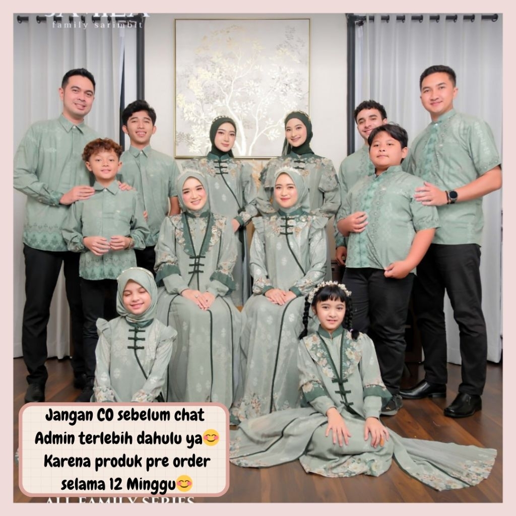 Jamila sarimbit lebaran 2026 by Myzta OPEN PRE ORDER  (READY FEBRUARI 2026) family set couple keluar