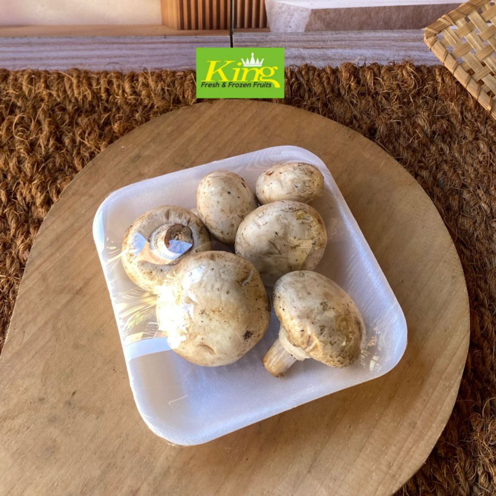 Jamur kancing, jamur kancing segar, jamur champignon