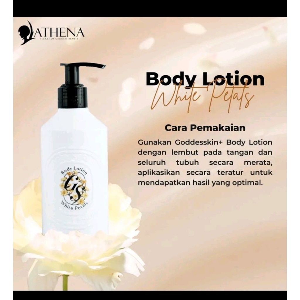 (BARU) GODDESSKIN BY ATHENA BODY LOTION WHITE PETALS