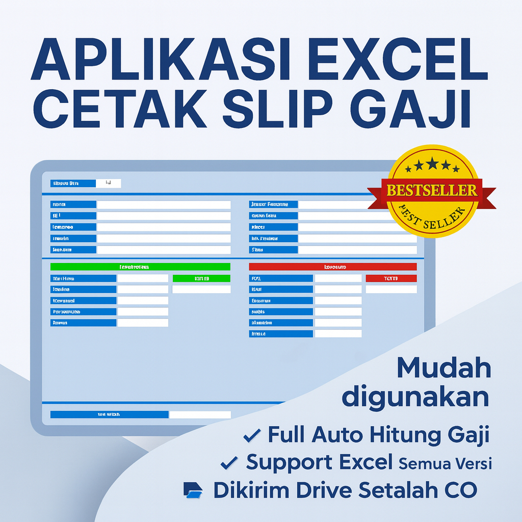 Aplikasi Excel Cetak Slip Gaji