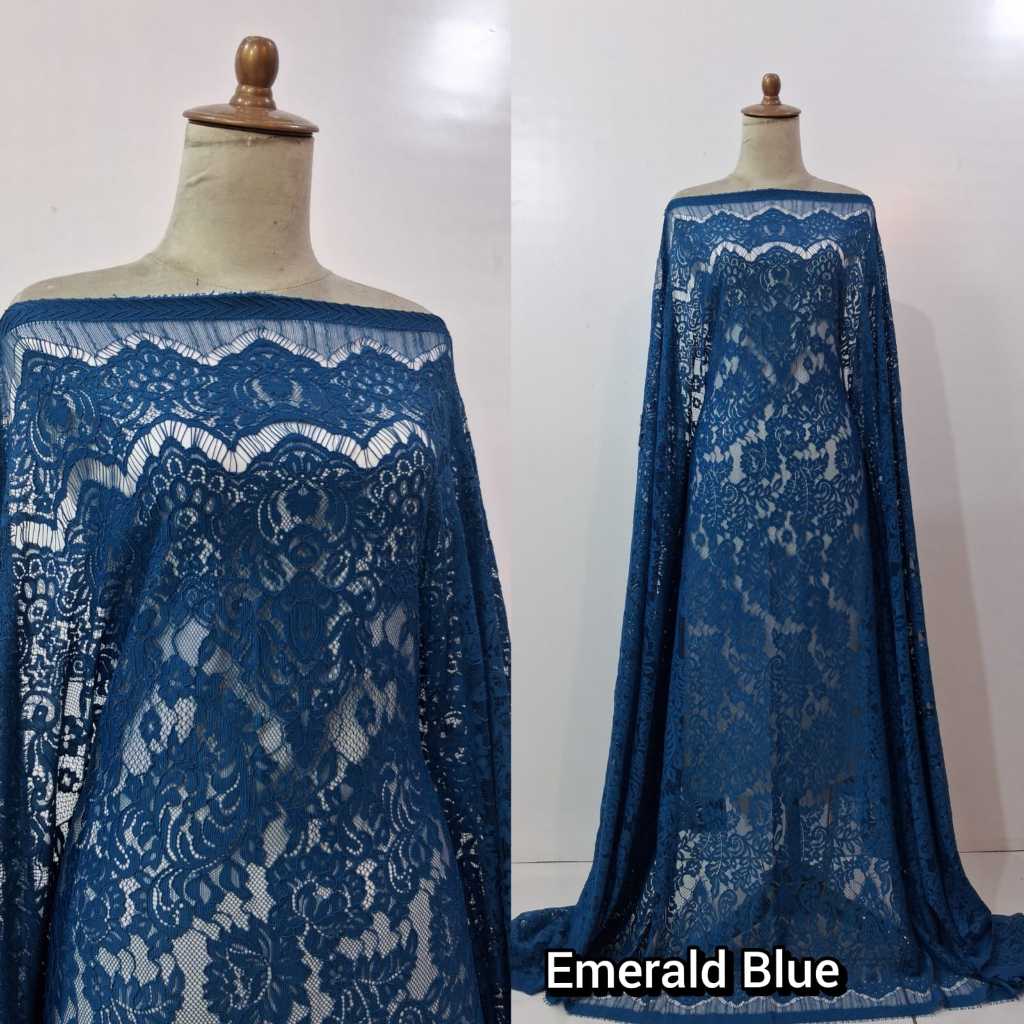 Kain Brokat Semi Francis Cordneli Timbul Katun Motif Fatmawati, KAIN MEWAH