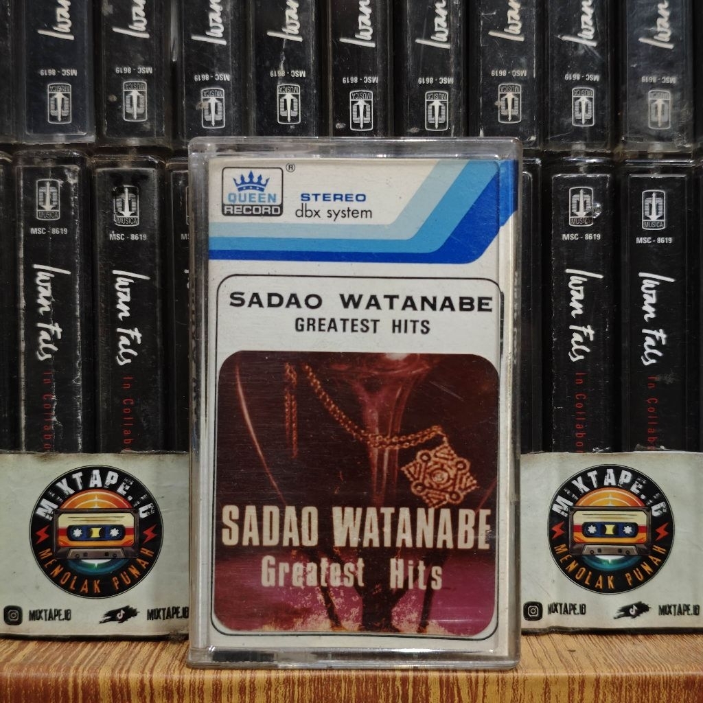 Kaset - Sadao Watanabe - Greatest Hits - Kaset Pita - Radio Tape - Radio - Pemutar Kaset - Retro - C