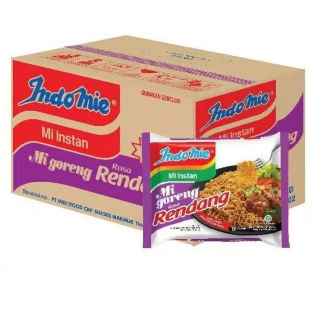 Indomie goreng Rendang 1 dus