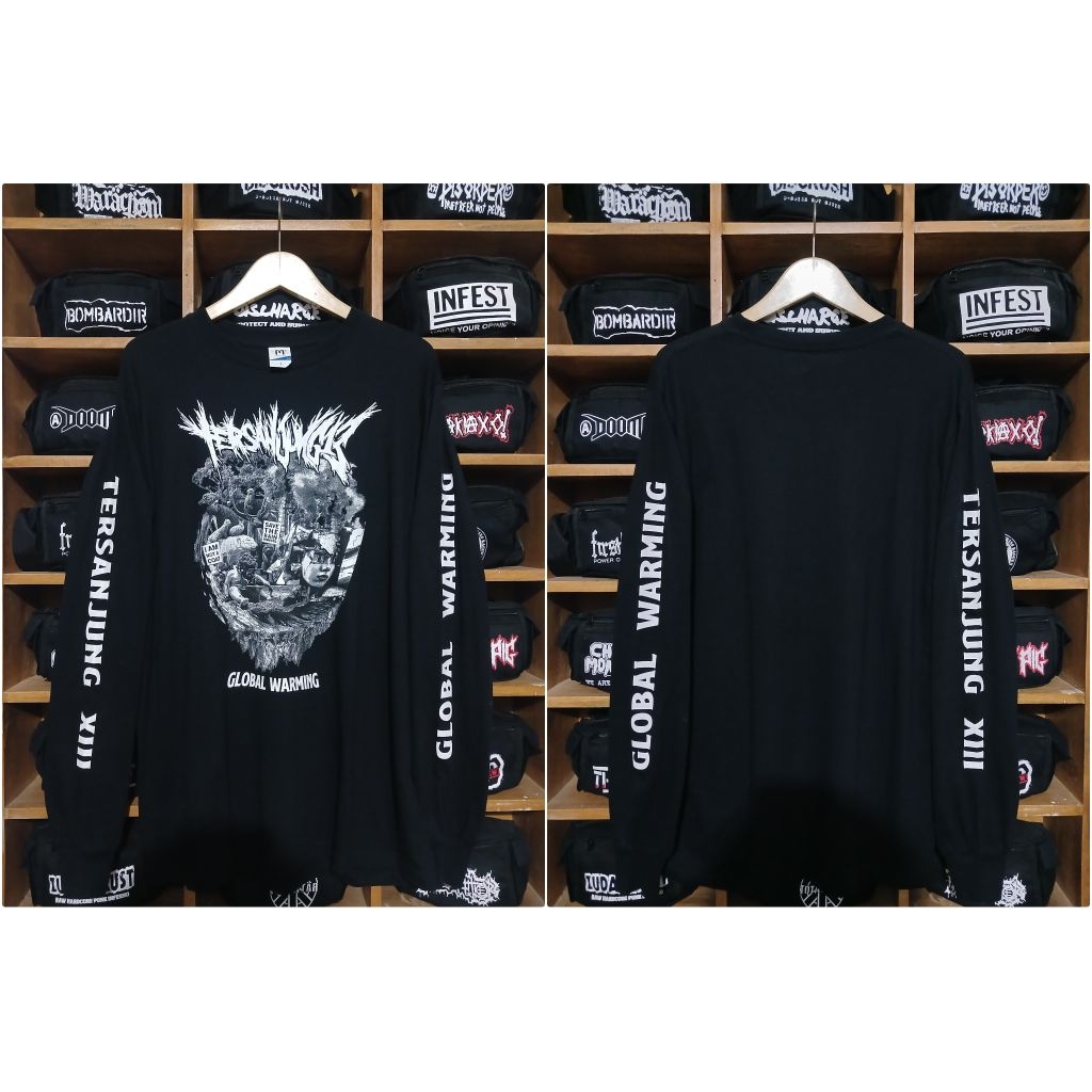 KAOS BAND PUNK TERSANJUNG13 LENGAN PANJANG TAG merchcons