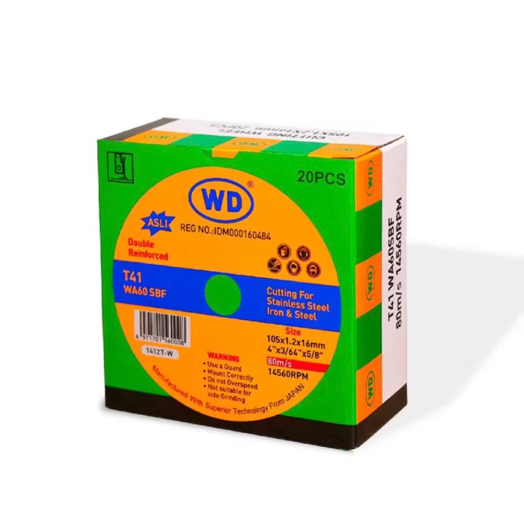 RESIBON / MATA GERINDA / BATU POTONG BESI WD 4” ( 1 DUS)