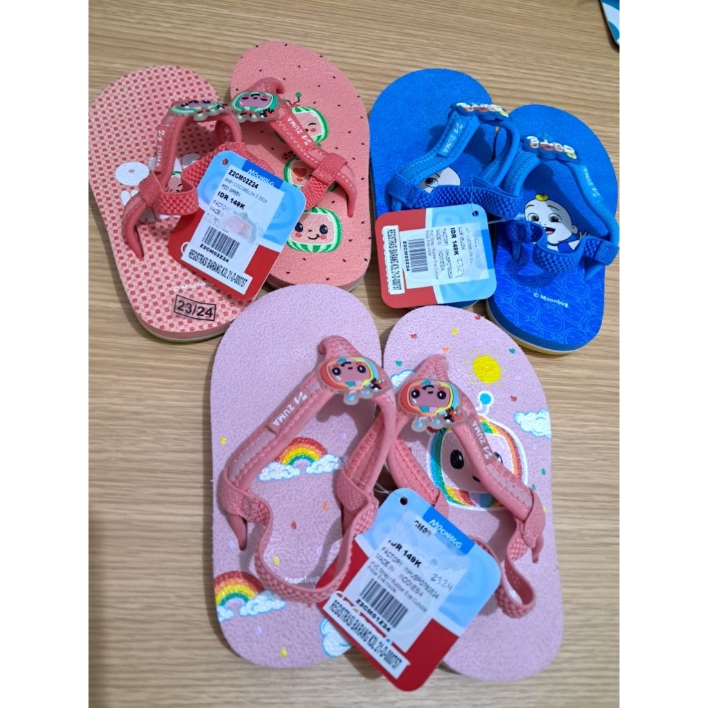 Zuma cocomelon sandal baby / Zuma baby Zuma sandal anak, Sandal Minnie