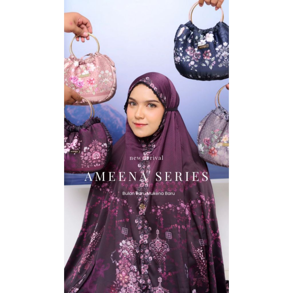 Mukena Mewah Ramadhan Terbaru Ameena free box