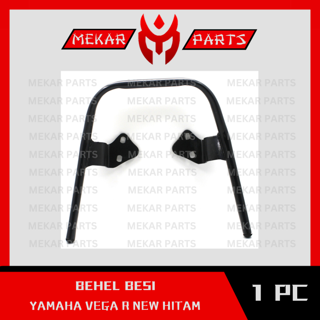 MEKAR-PARTS/BEHEL-BESI/PEGANGAN-TANGAN-BELAKANG-MOTOR/YAMAHA/VEGA-R NEW/HITAM/GRADE-ORI