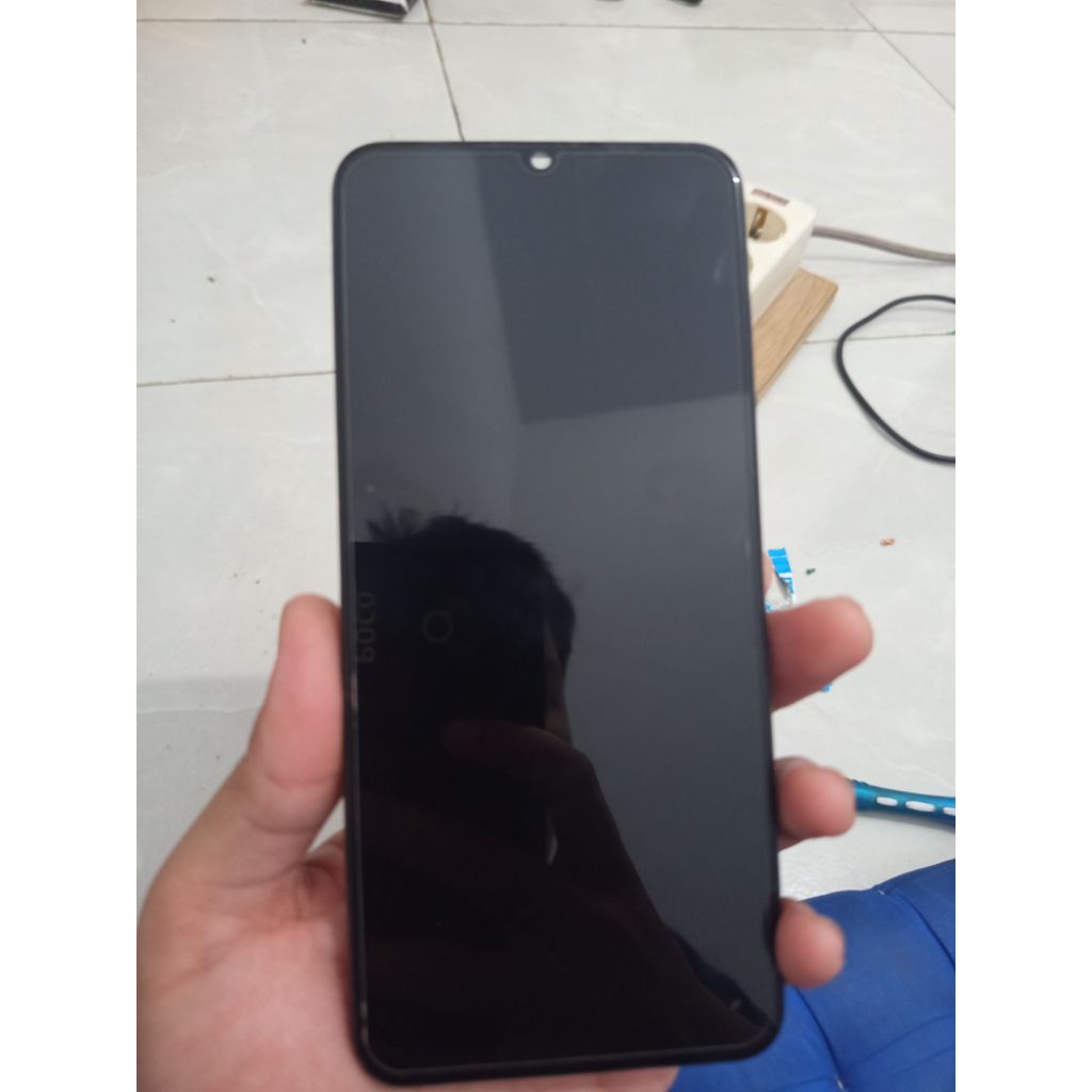LCD PLUS FRAME Realme C25 copotan