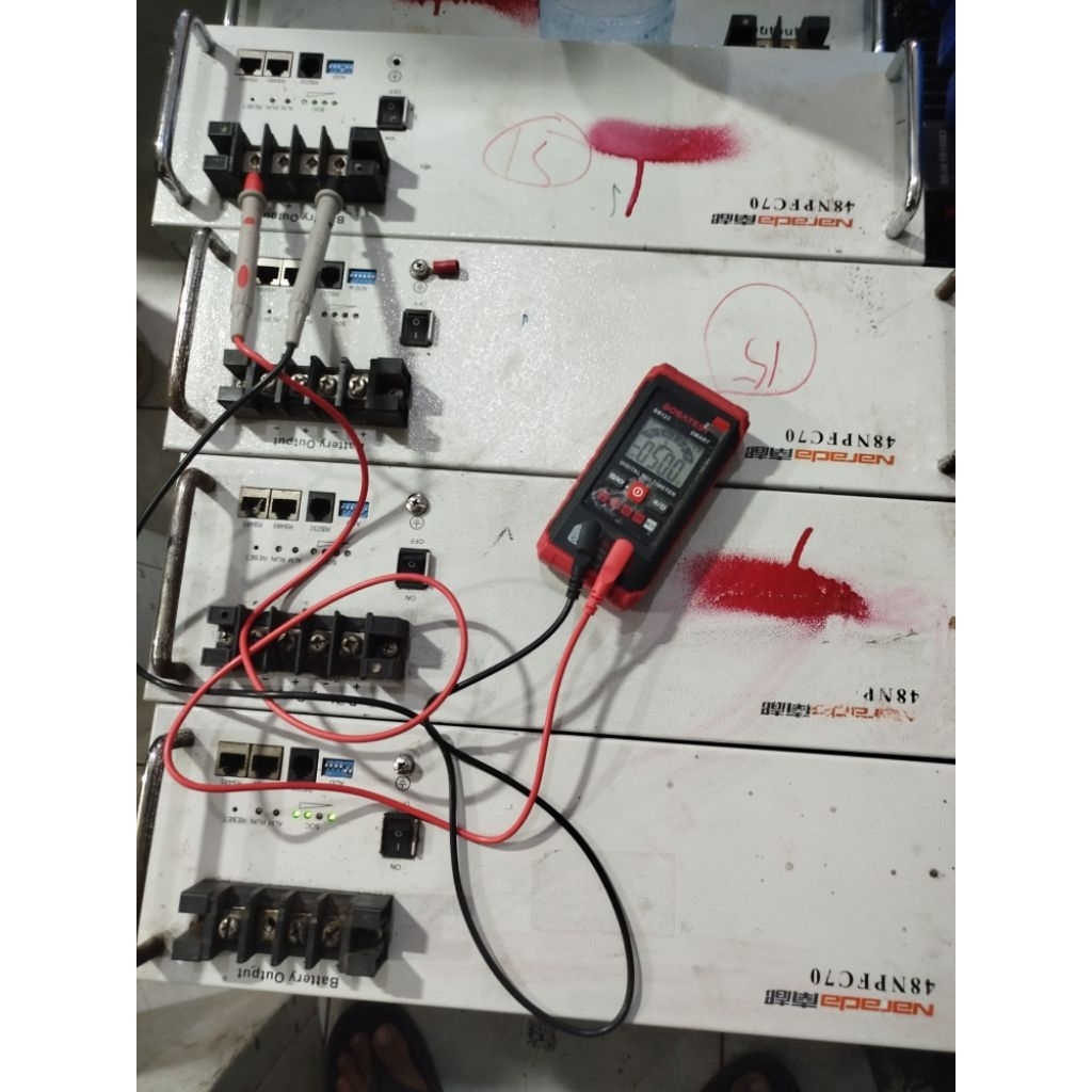 Lifepo4 48v 70ah narda cell prismatik baut