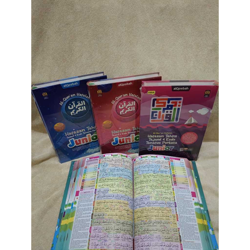 Al Quran Junior Hafazan Tahfiz A5 8 Blok-Al Quran Junior Hafazan Perkata A5 8 Blok