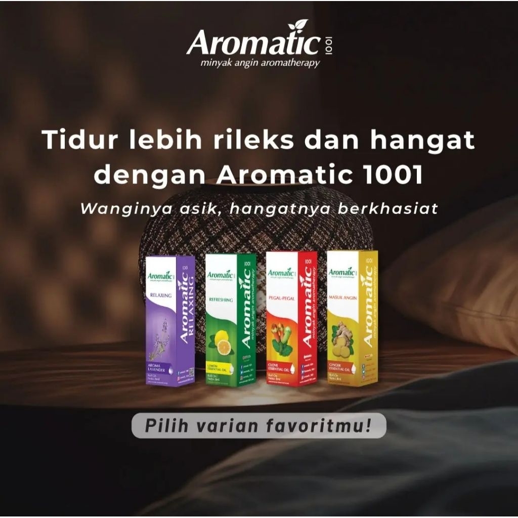 Minyak angin AROMATIC ROLL ON AROMATHERAPY