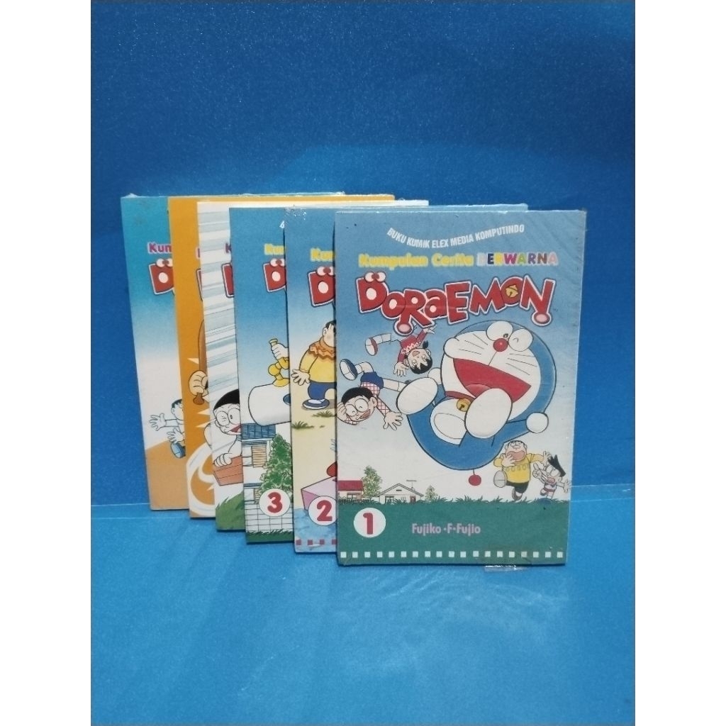 Komik original KUMPULAN CERITA BERWARNA DORAEMON 1-6 by Fujiko