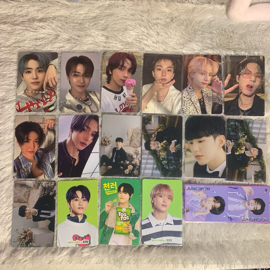 PC PHOTOCARD HAECHAN DOYOUNG ASAHI JAEMIN MARK CHENLE HOSHI HYUNJIN SUNGHOON JUNGWON SG 2024 MAGAZIN