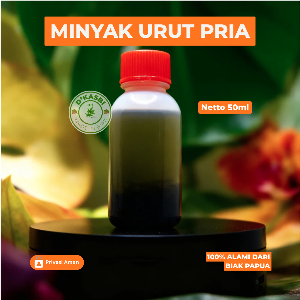 Daun Bungkus / daun tiga jari Asli Biak Papua D'Kasbi Oil 50ML