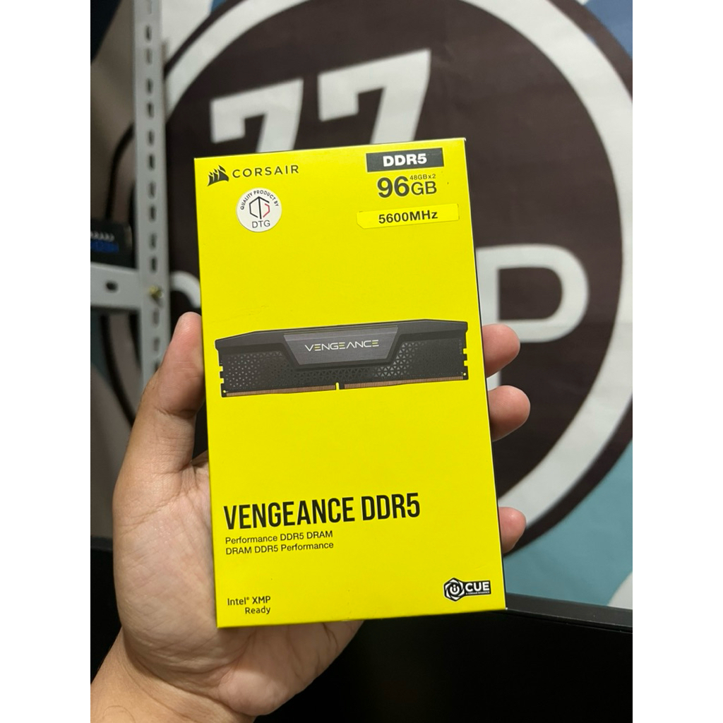 RAM DDR5 Corsair Vegeance Black 96GB 5600