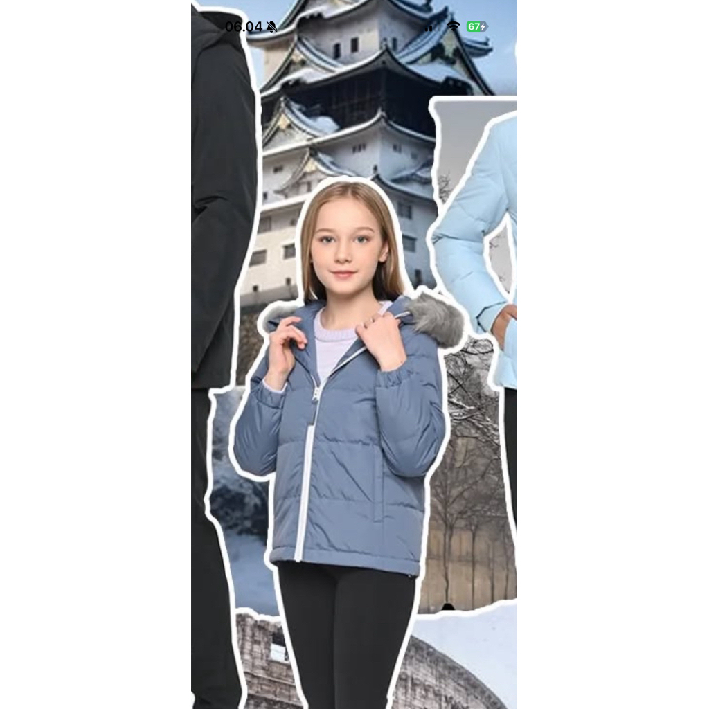 Preloved Jaket winter C0ldwear duck down winter jaket anak