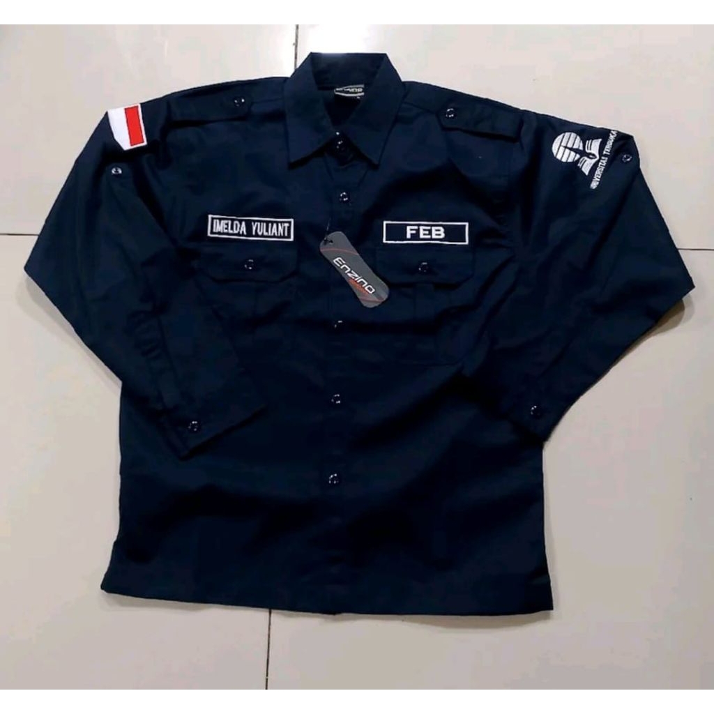 kemeja universitas terbuka PDH ful bordir