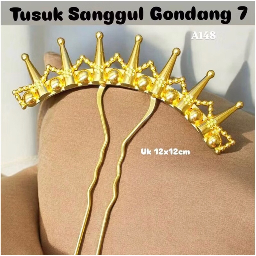 (PER PC) Tusuk Sanggul Gondang 7 Emas SD 0098