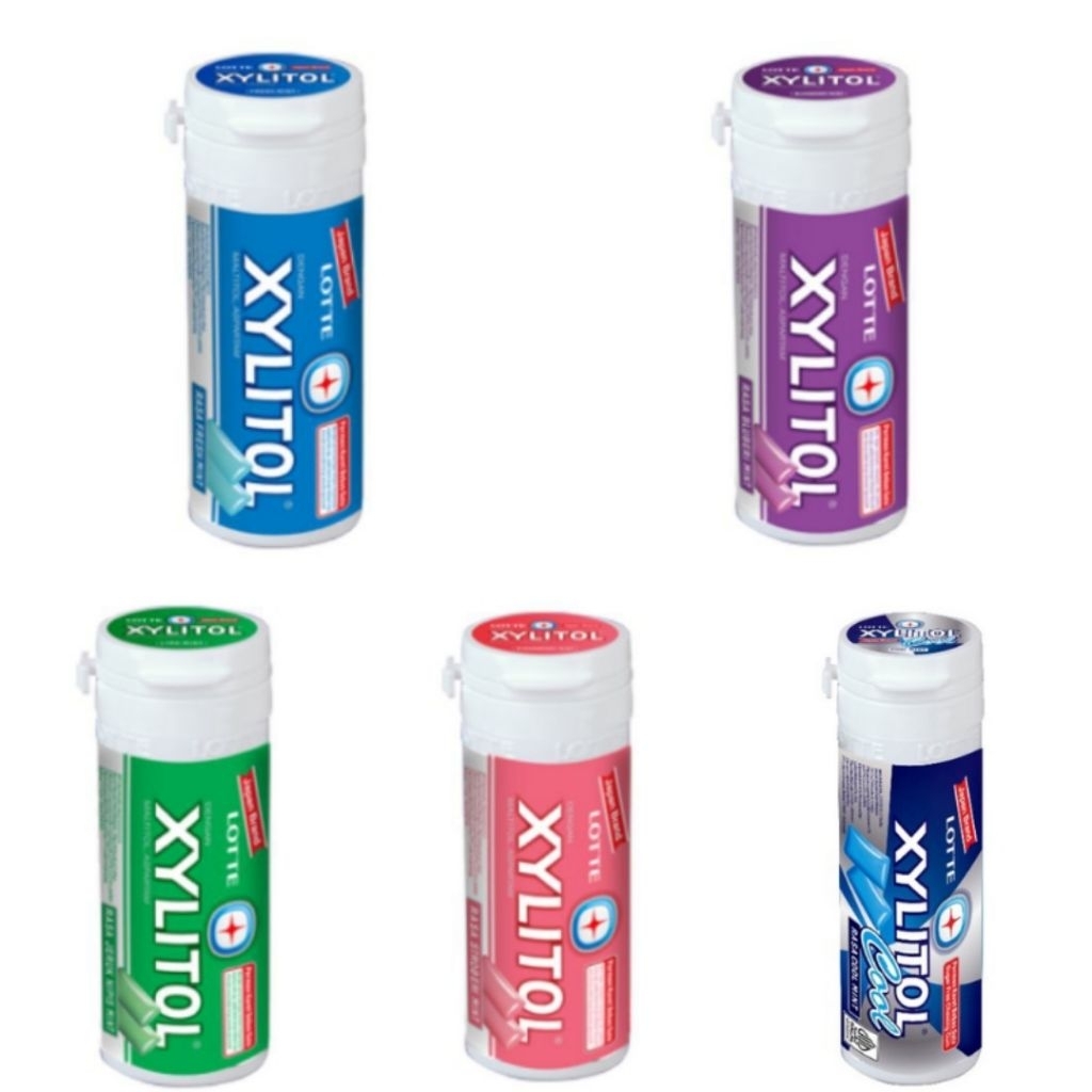 LOTTE XYLITOL Chewing Gum 29gr - Lotte XYLITOL Permen Karet Bebas Gula