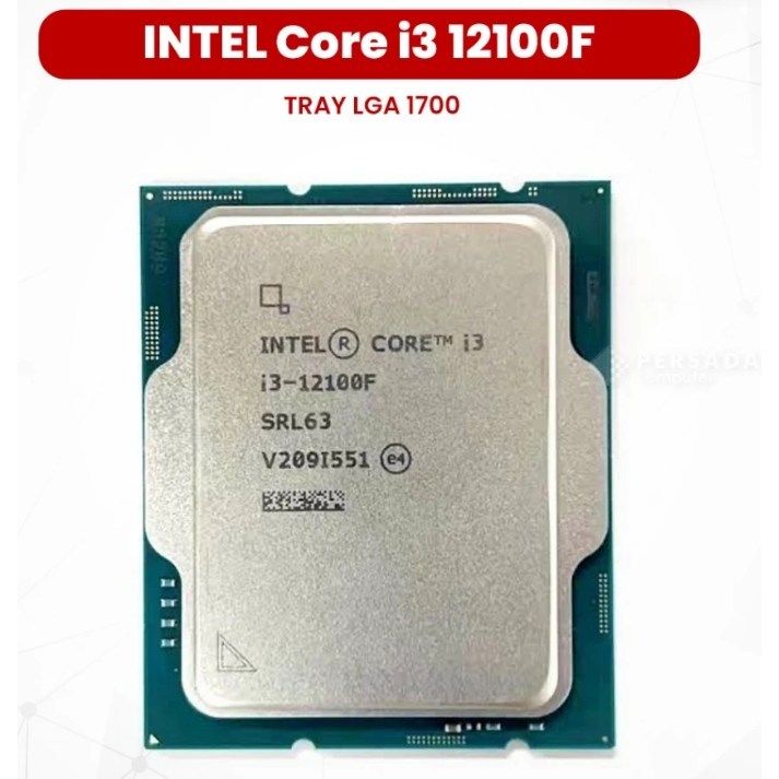 Processor intel Core i3 12100F