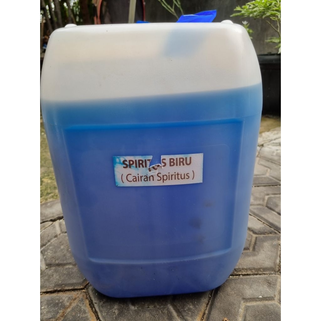Cairan Spiritus (spiritus biru dan bening) 20 liter.5liter dan 1 liter