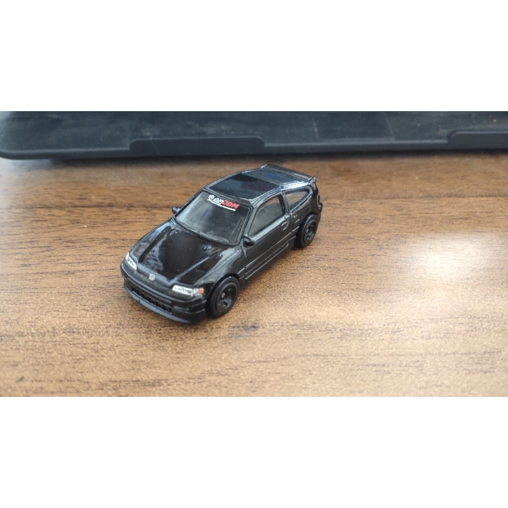 HotWheels Honda CRX Hitam JDM