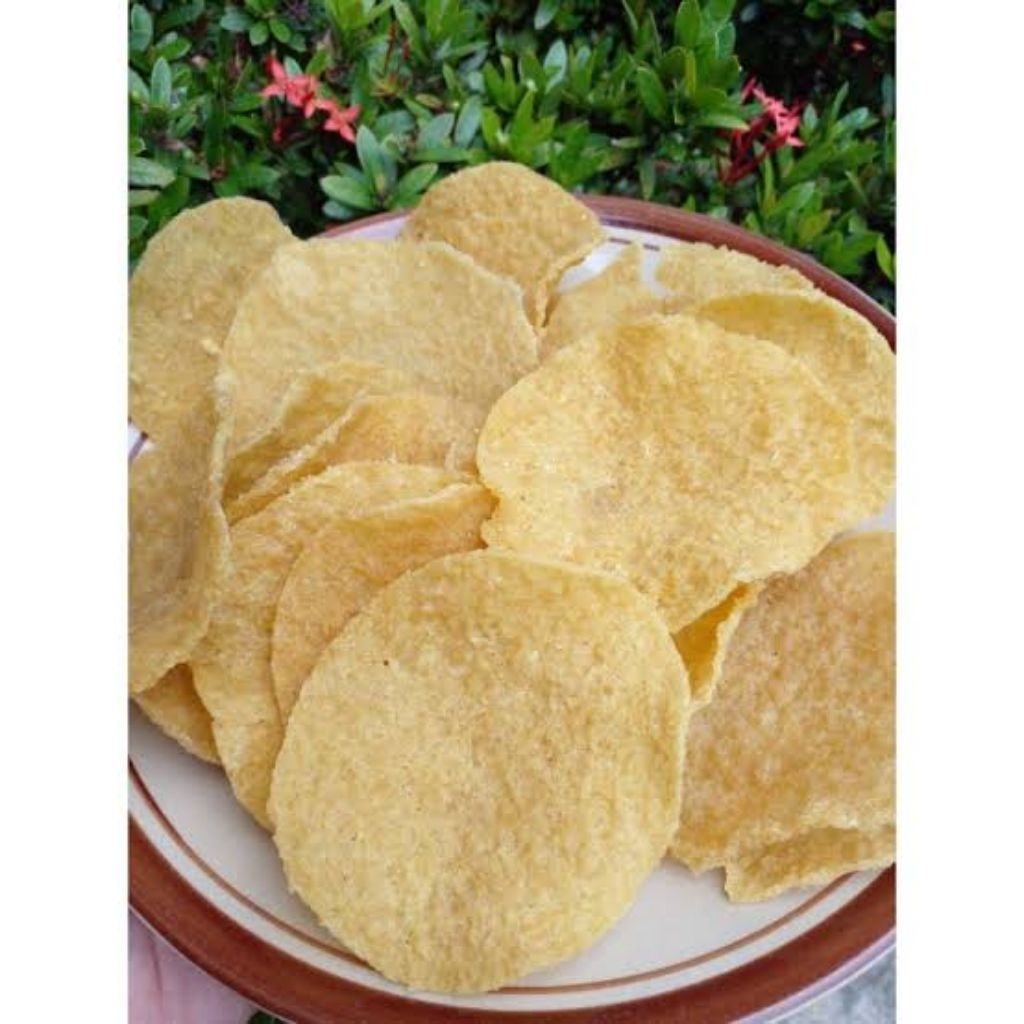 Kerupuk Puli Bulat 1 kg enak,gurih,nagih [mentah]