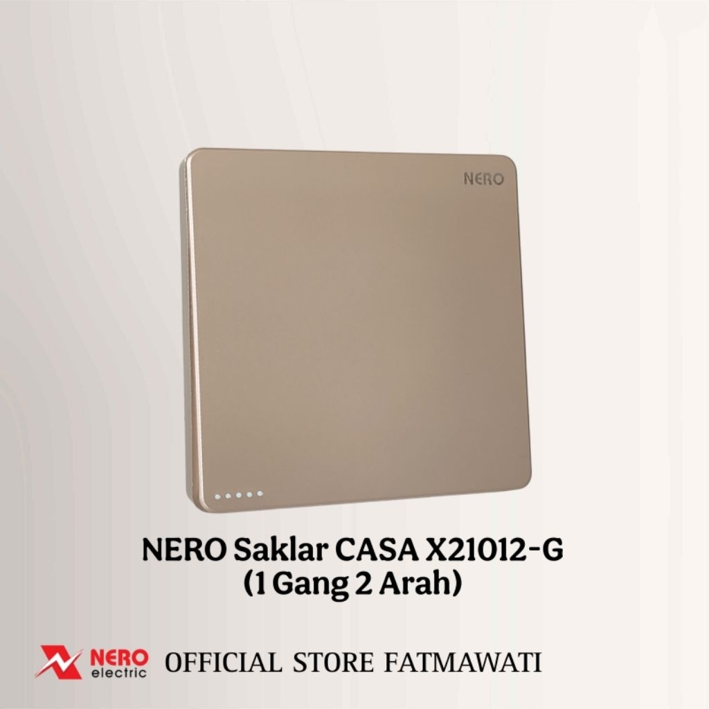NERO Saklar CASA X21012-GOLD