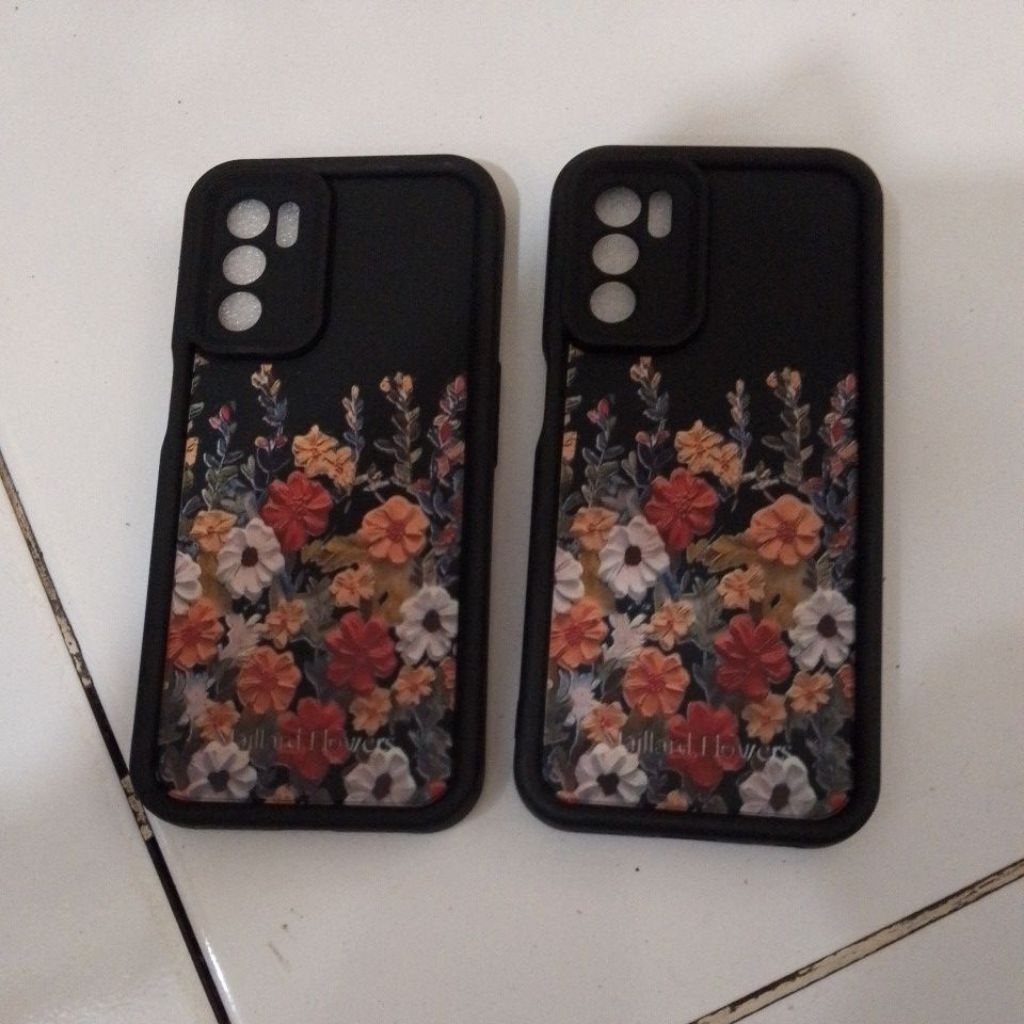 Case Silikon Casing bunga Oppo A16 / A16s / A54s