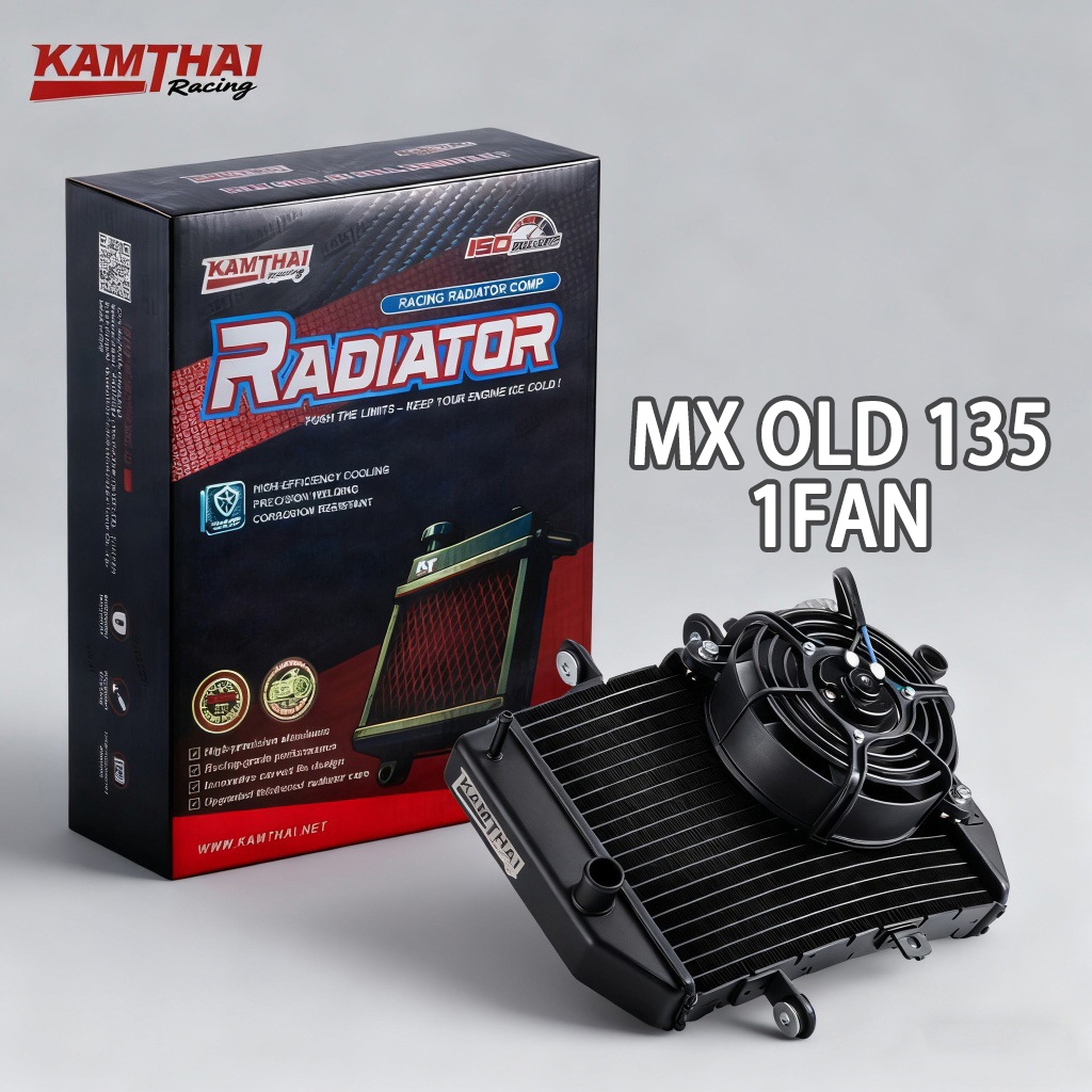 KAMTHAI racing Radiator  Hitam  Jupiter mx old mx new Radiator big besar jumbo 1 kipas