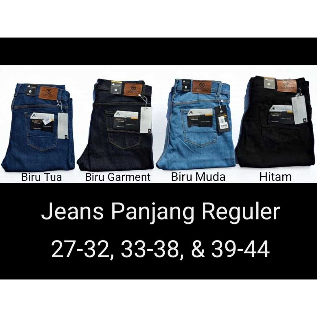 PAKET USAHA GROSIR CELANA JEANS REGULER LUSINAN