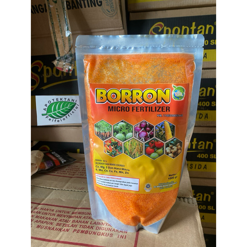 PUPUK BORON 1 KG / BORON 1 KG KEMASAN ANTI PECAH
