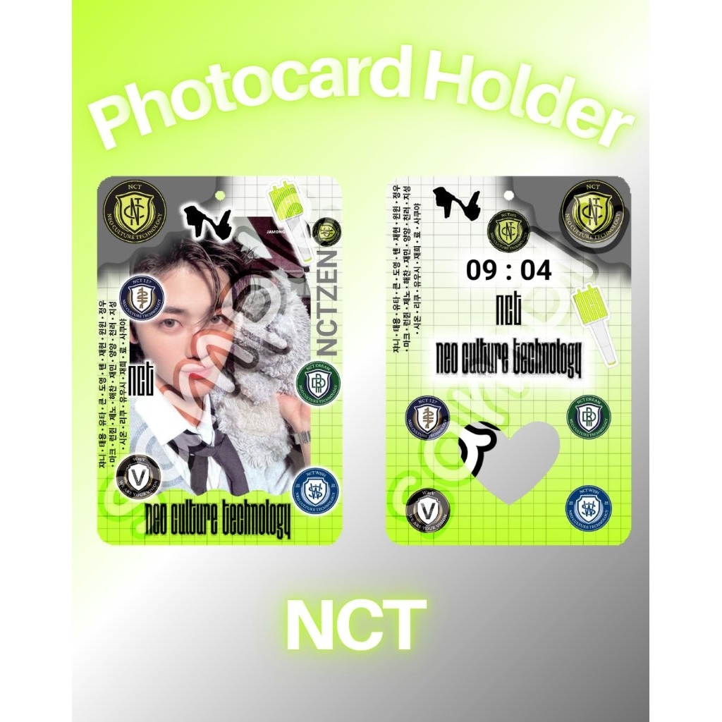 ACRYLIC PHOTOCARD HOLDER KEYCHAIN NCT