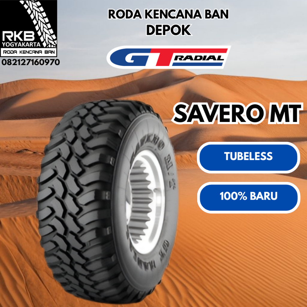 GT Radial Savero Komodo MT Plus Size 265/70 R17 Ban Mobil Pajero Fortuner Triton