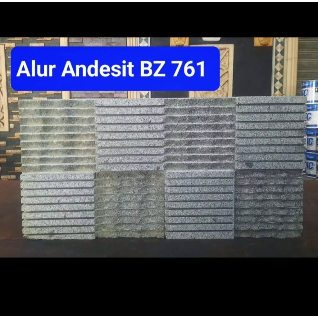 Batu Alam Alur Andesit / Batu Alam Dinding / Batu Alam Andesit Motif