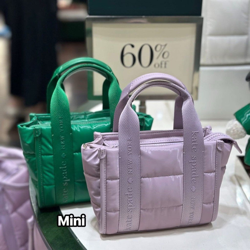 TAS HANDLE KS KIP MINI PUFFY TOTE BAG CROSSBODY