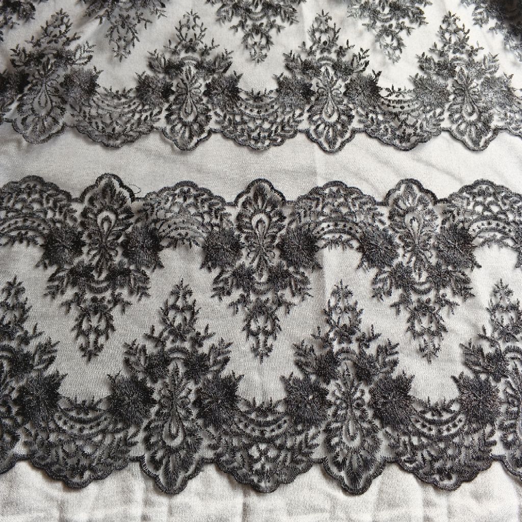 kain tile bordir motif - kain tile bordir meteran - kain tile bordir premium - kain tile antik /0,5m