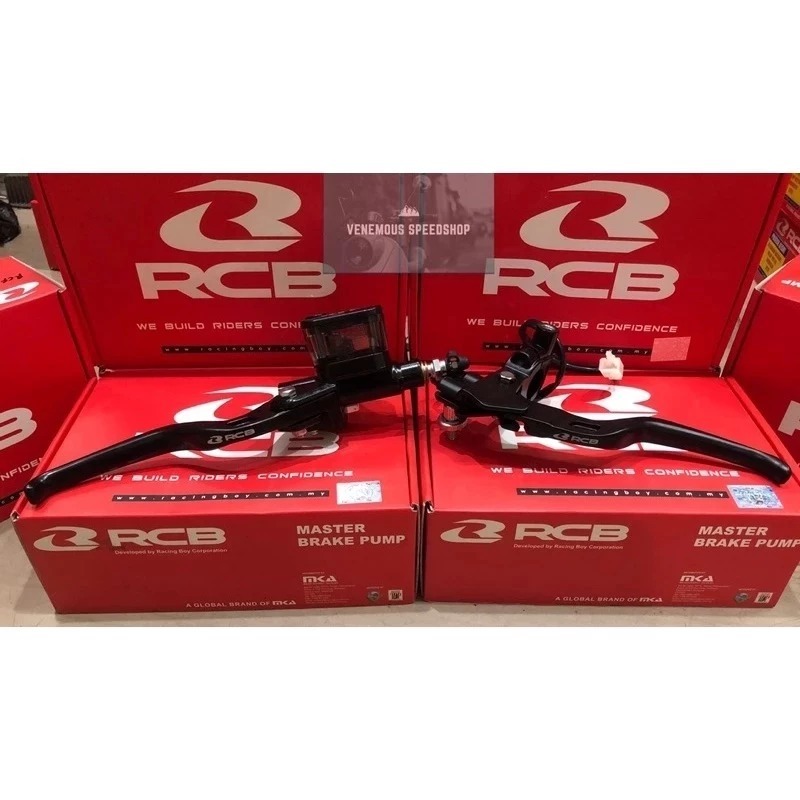 (Promo Guncang 12.12) Paket Master Rem RCB Kotak 14MM Dan Kopling RCB E-3 (Bisa Di Aplikasikan Ke Mo