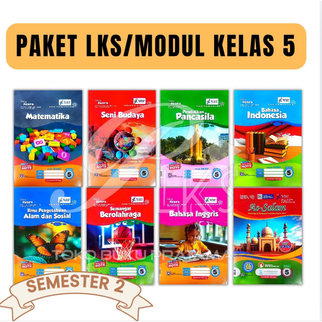 Lks Sang Juara Kelas 5 Sd/Mi Semester 2 - 1 Set