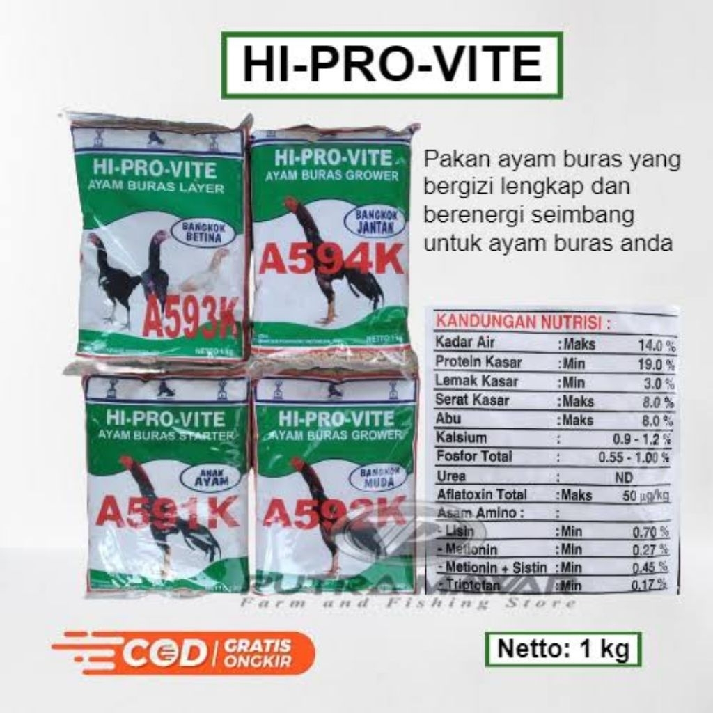 pakan ayam / fur 594,592,591