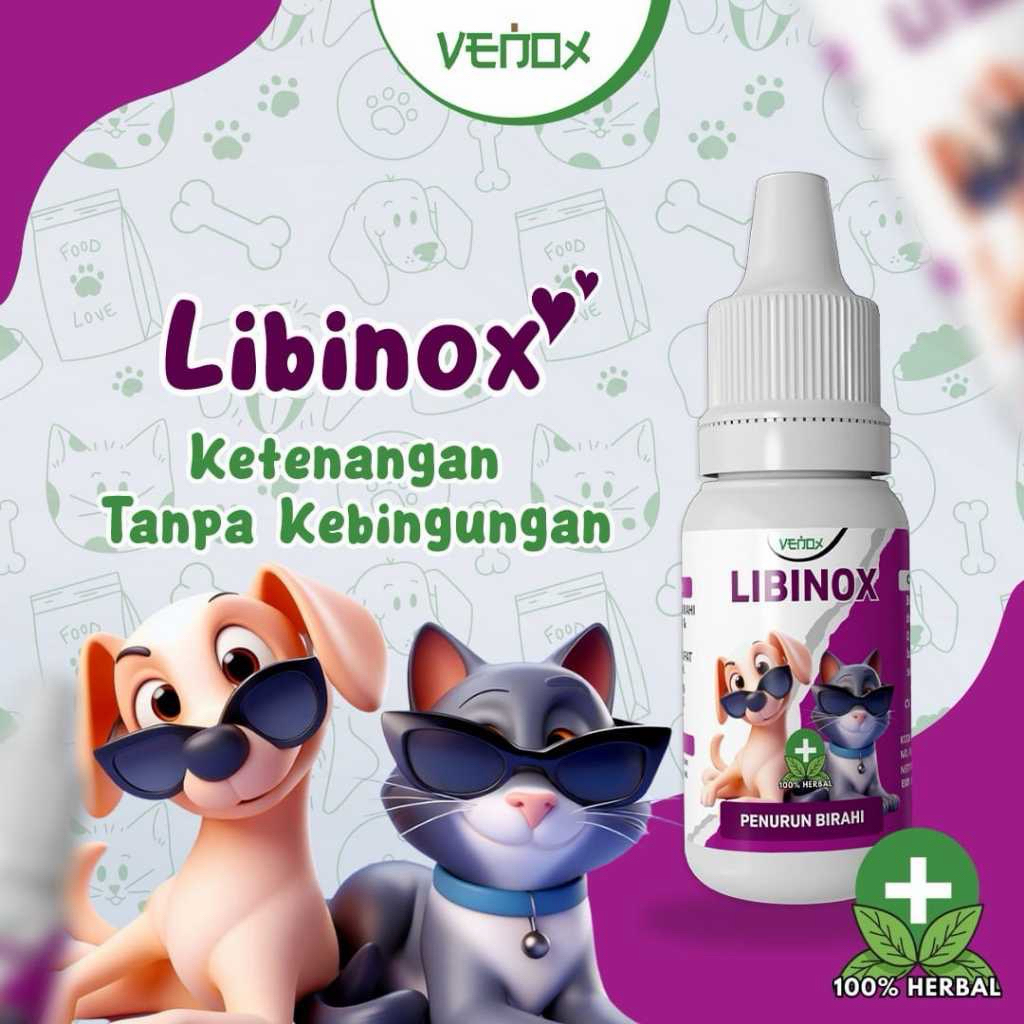 Libinox Penurun Libido Birahi Jantan Betina Kucing Anjing