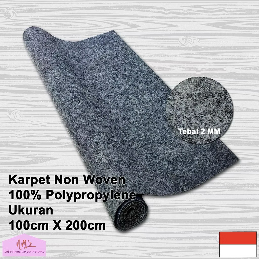 preloved karpet non woven/karpet untuk ngonten (baca deskripsi)