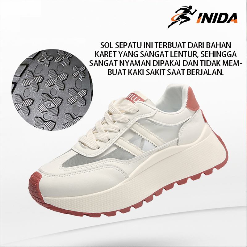 Wanita Tinggi 5/10cm Sepatu Sneakers