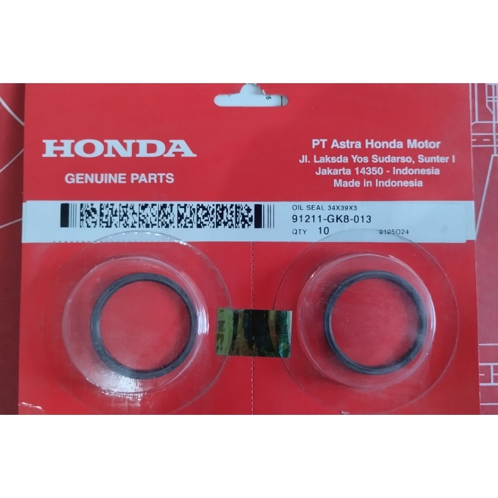 Seal Puly Belakang Honda BeAT Karbu 91211-GK8-013
