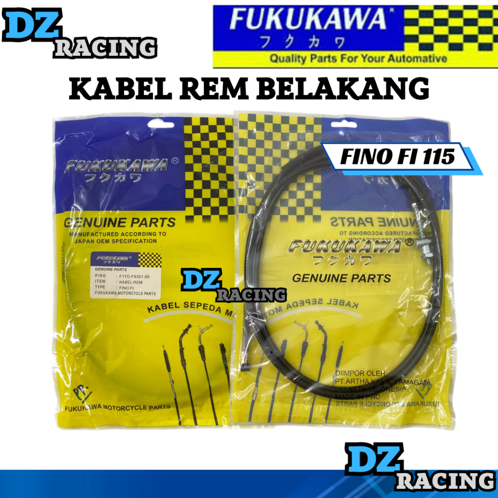 Kabel Rem Belakang FINO 115 FINO FI ORIGINAL FUKUKAWA