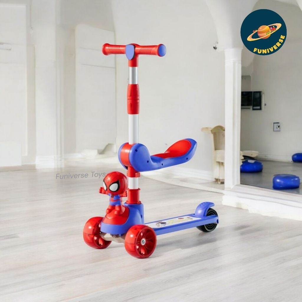 Funiverse Skuter otoped Anak Capy Labu Kumi Skuter duduk Skuter Lipat Skuter Mainan Anak