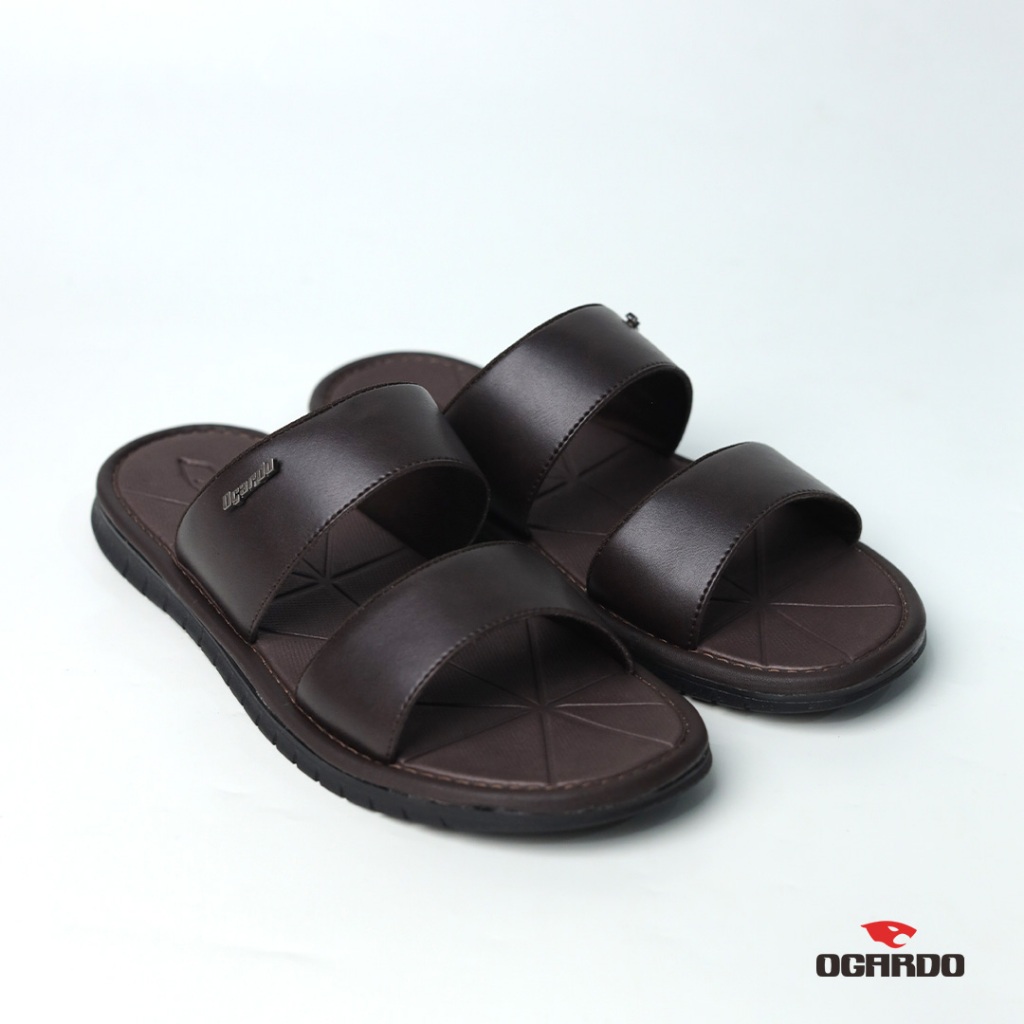 Sandal Kulit Sintetis Ogardo ASTON 02 – Pria Dewasa, Ringan & Elegan